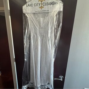 Staud White Poplin Wells Midi/ Maxi Dress size 2 (worn once freshly dry cleaned)